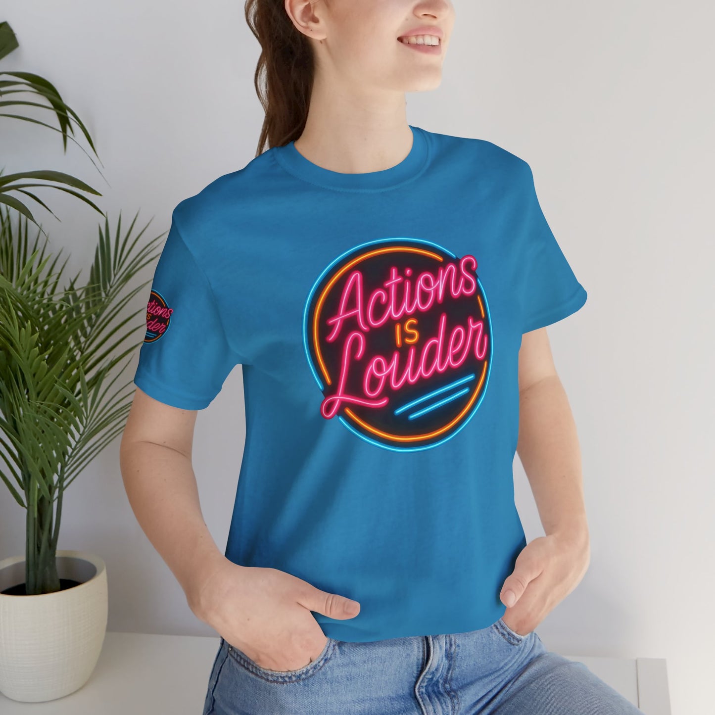 “Actions Is Louder” Logo Tee