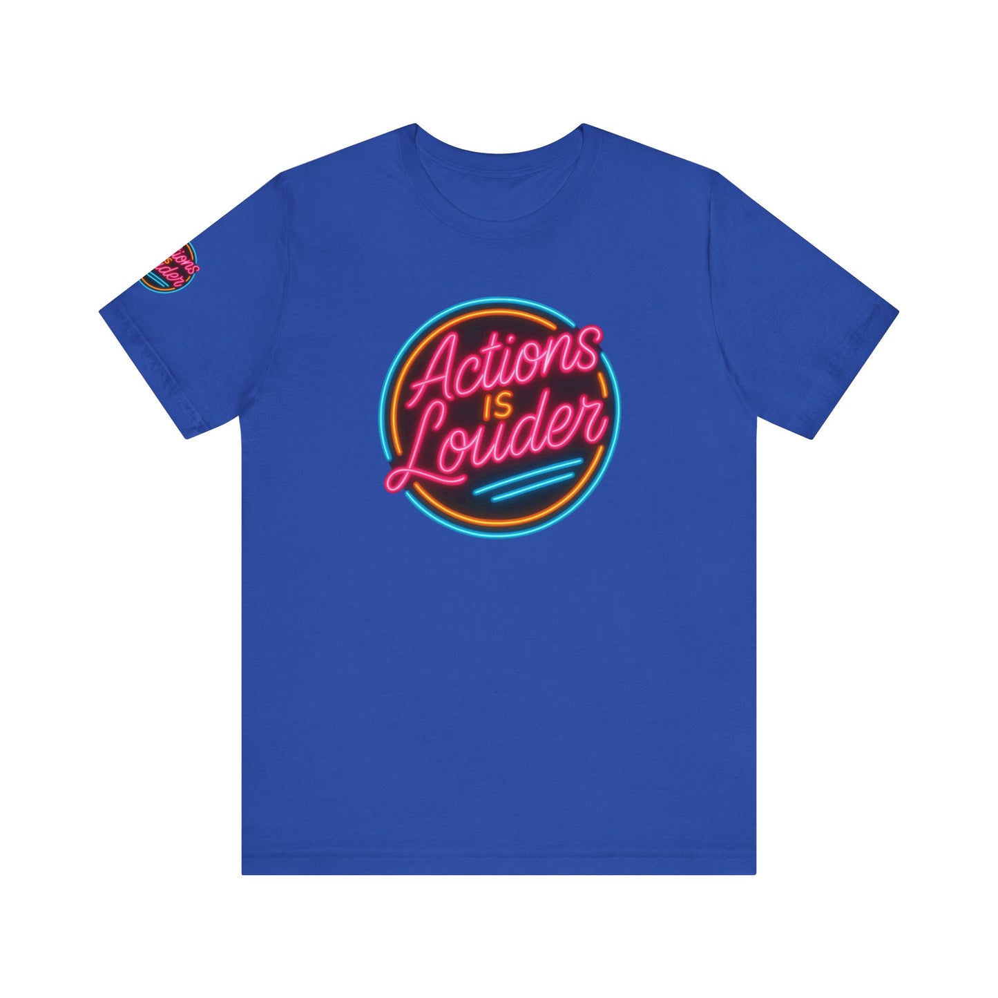 “Actions Is Louder” Logo Tee