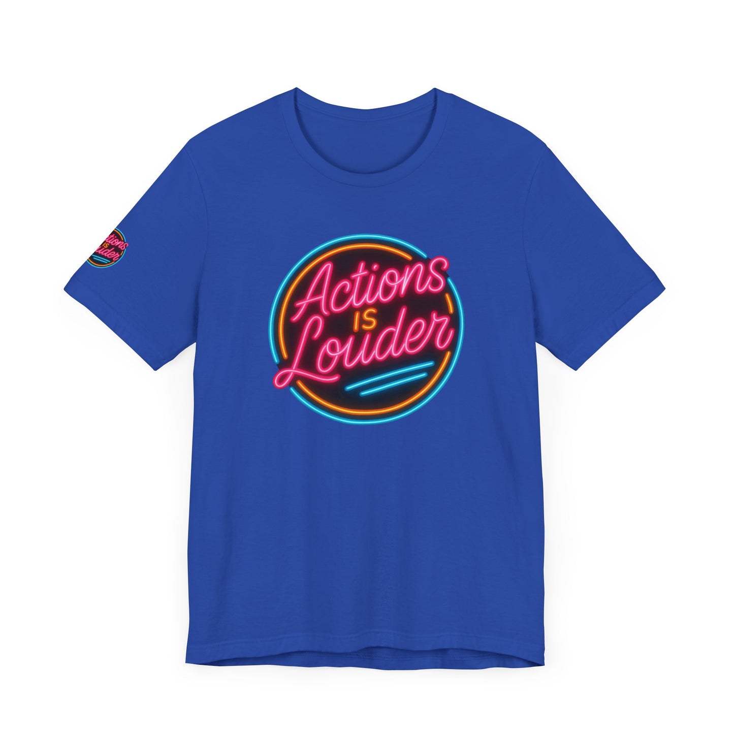 “Actions Is Louder” Logo Tee