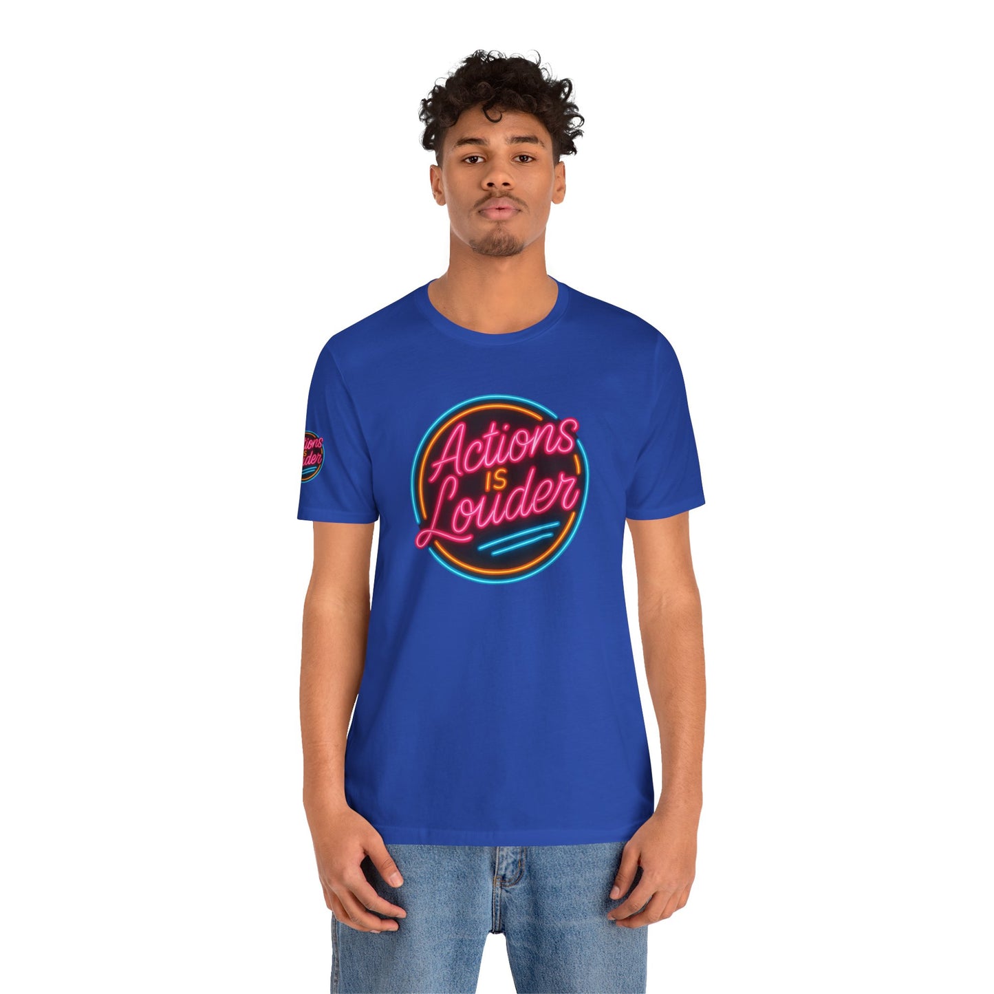 “Actions Is Louder” Logo Tee