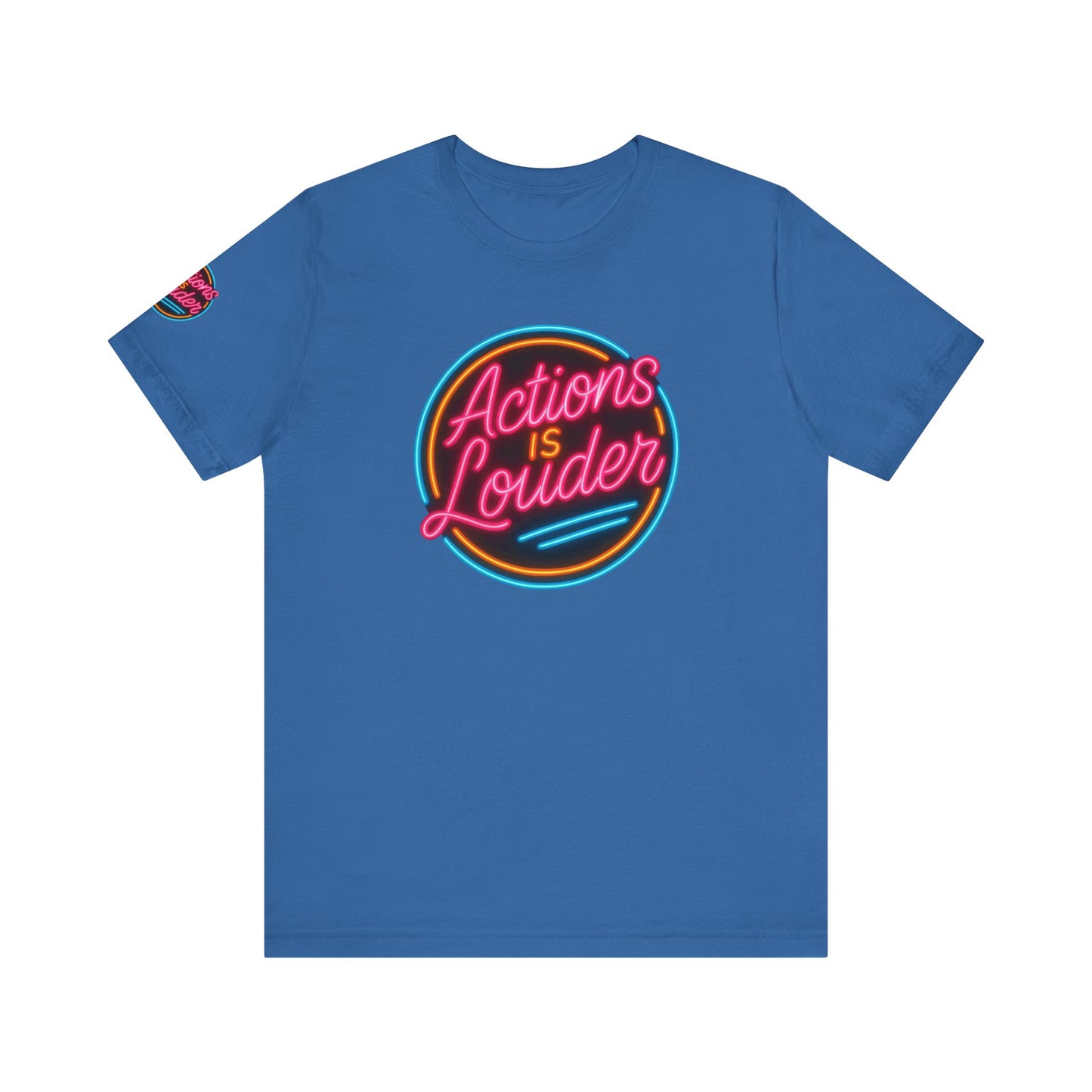 “Actions Is Louder” Logo Tee