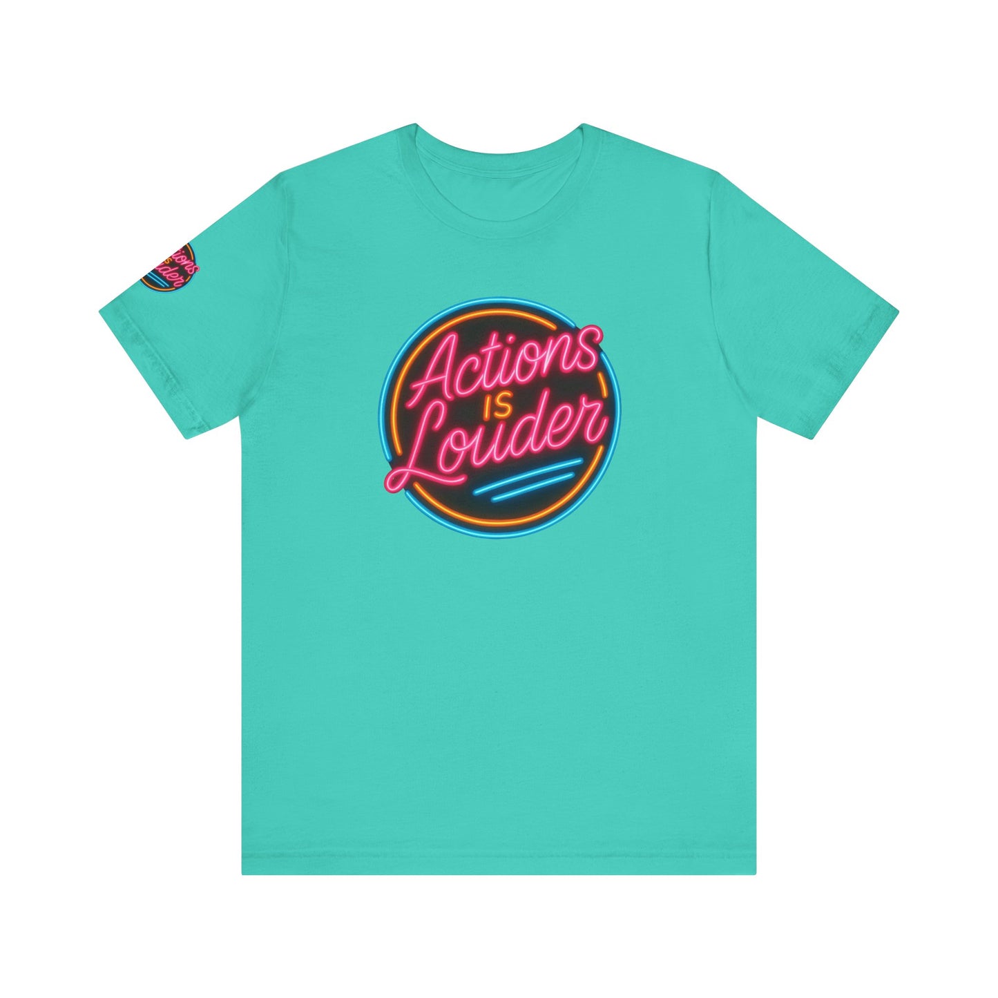 “Actions Is Louder” Logo Tee