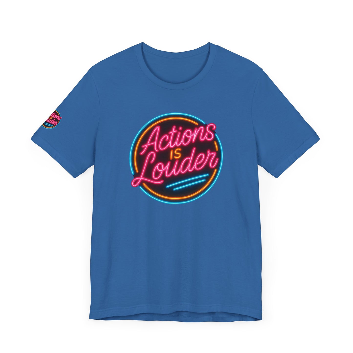 “Actions Is Louder” Logo Tee