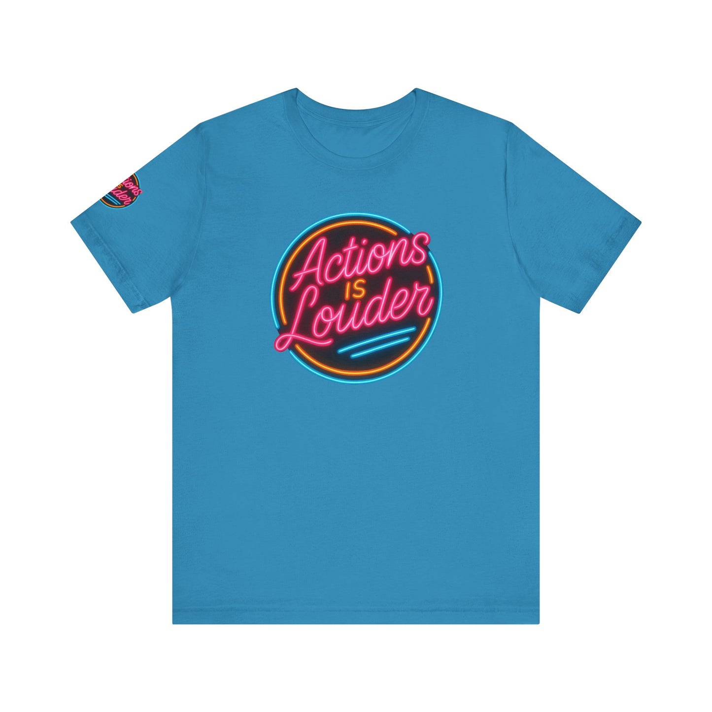 “Actions Is Louder” Logo Tee